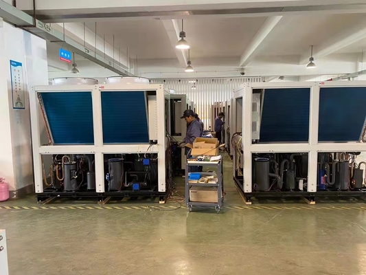 Mezbaha için 52Kw R410A Düşük Sıcaklık Değişken Frekans Kaskad Isı Pompası