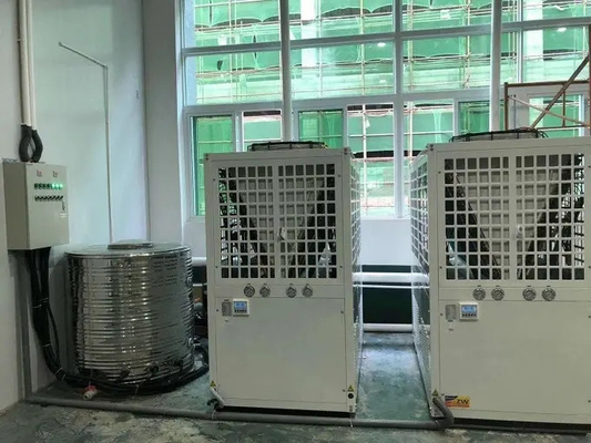Kaskad Hava Kaynaklı Isı Pompası 25Kw R410A Soğutucu 90 Derece Sıcak Su