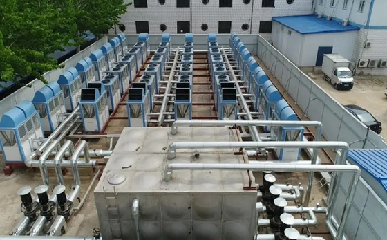 Madencilik Şirketleri İçin Sıcak Su R134a R410A Kaskad Isı Pompası 150Kw