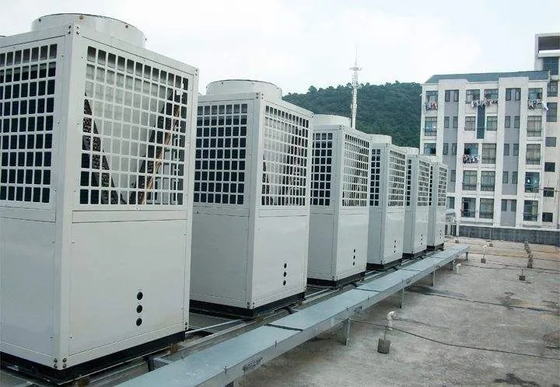 Okul Üniversitesi Isıtma ve Sıcak Su için 160Kw CO2 Su Kaynaklı Isı Pompası